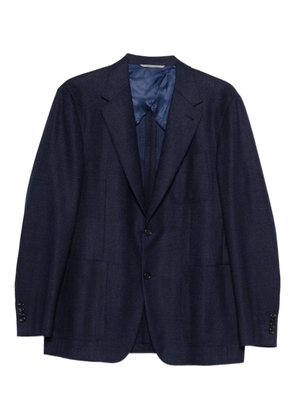 Canali single-breasted blazer - Blue