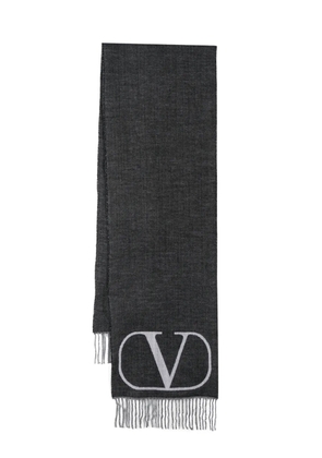Valentino Garavani VLogo Signature scarf - Grey