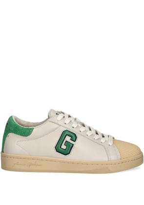 Gant leather panelled sneakers - Neutrals