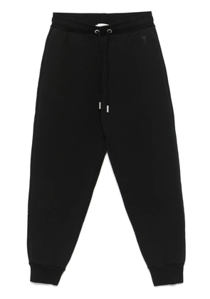 AMI Paris Ami de Coeur-motif track pants - Black