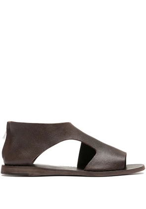 Officine Creative leather zip-fastening sandals - Brown