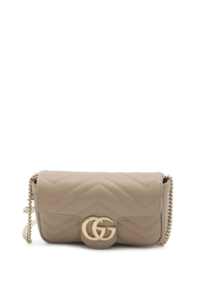 Gucci super mini GG Marmont bag - Neutrals