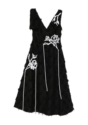 ERDEM sleeveless midi dress - Black
