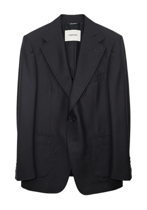 TOM FORD notched-lapel patch-pocket blazer - Black
