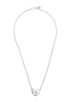 Stolen Girlfriends Club Warm Welcome heart-pendant necklace - Silver
