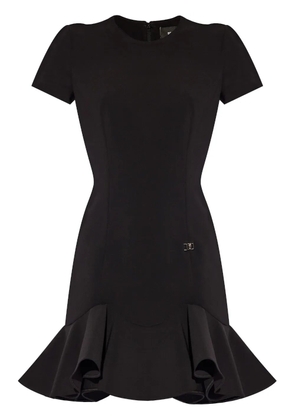 DSQUARED2 ruffled-hem mini dress - Black