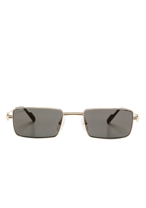 Cartier Eyewear rectangle-frame sunglasses - Gold