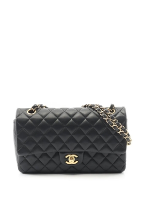 CHANEL Pre-Owned 2017-2018 Medium Classic Lambskin Double Flap shoulder bag - Black
