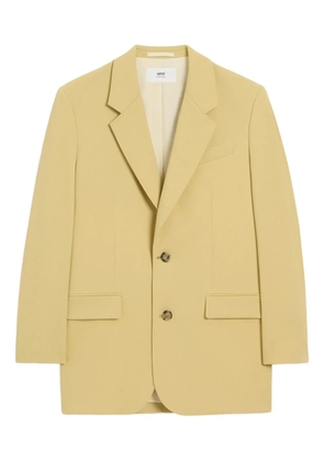 AMI Paris single-breasted wool blazer - Yellow