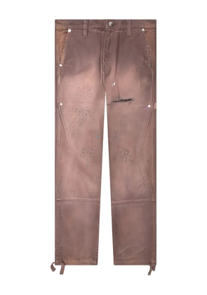 RHUDE patch-pockets trousers - Brown