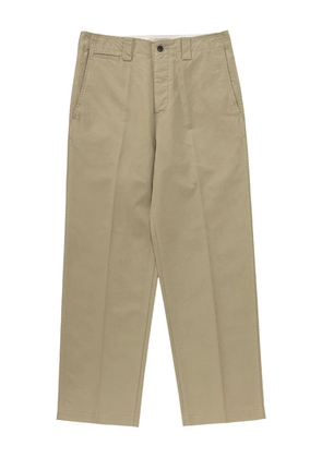 visvim cotton chino trousers - Green
