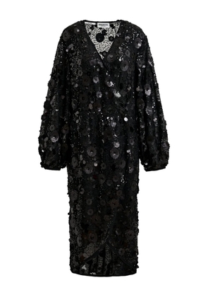 Essentiel Antwerp Ishine sequin-embroidered midi dress - Black