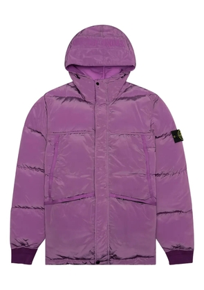 Stone Island hooded down jacket - Purple