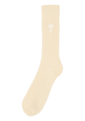AMI Paris Ami de Coeur socks - Neutrals