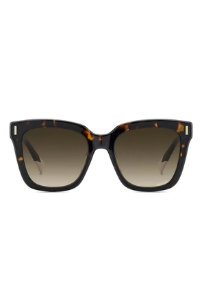 MISSONI EYEWEAR tortoiseshell square sunglasses - Brown
