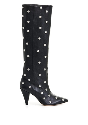 Essentiel Antwerp 90mm stud-embellished knee-high boots - Black