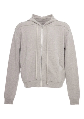 Rick Owens zip-up hoodie - Grey