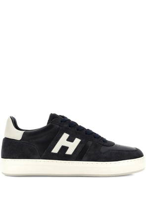Hogan H-TV suede logo sneakers - Blue