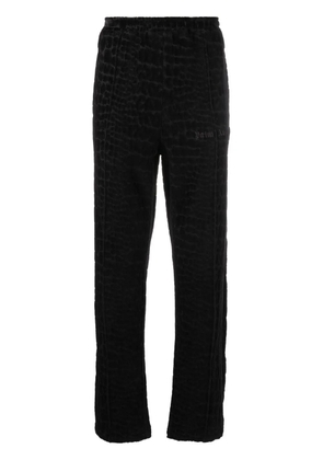 Palm Angels velour-effect track pants - Black
