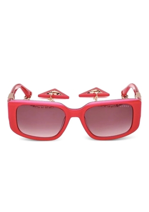 GUESS EYEWEAR rectangle-frame sunglasses - Pink