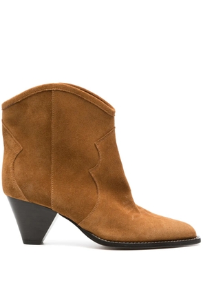 ISABEL MARANT Darizo 60mm suede boots - Brown