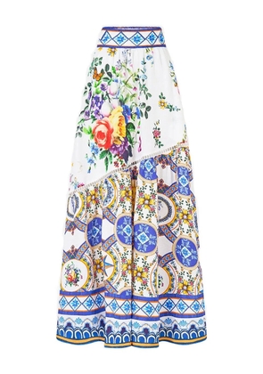 Camilla Tiles Darls skirt - White