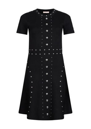 LIU JO studded knitted mini dress - Black