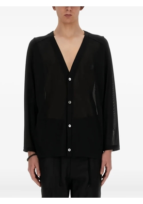 Needles V-neck button cardigan - Black