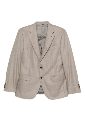 Caruso notched-lapel jacket - Neutrals