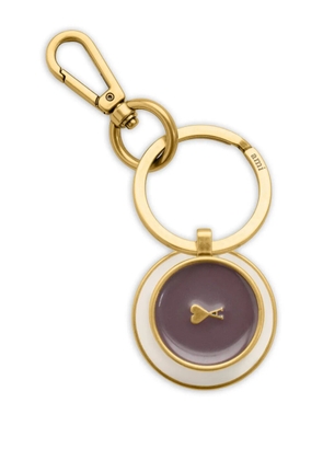 AMI Paris heart coffee cup keyring - Gold