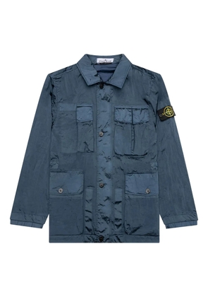 Stone Island compass-badge jacket - Blue