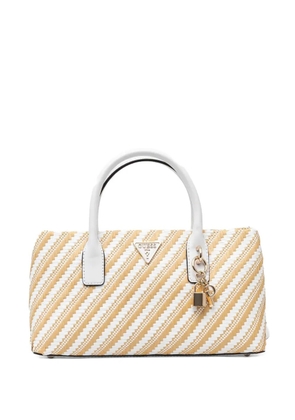 GUESS USA striped tote bag - Neutrals