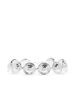 LIE STUDIO oval-discs bracelet - Silver