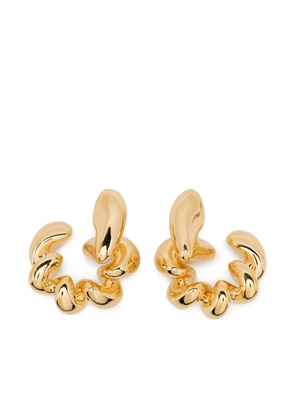Maria Black Coil Inverted earrings - Gold