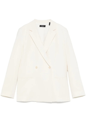 Theory double-breasted blazer - Neutrals