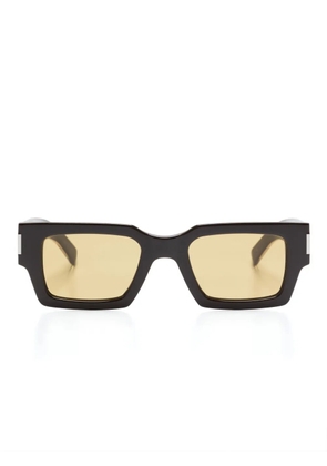 Saint Laurent Eyewear rectangle-frame sunglasses - Brown
