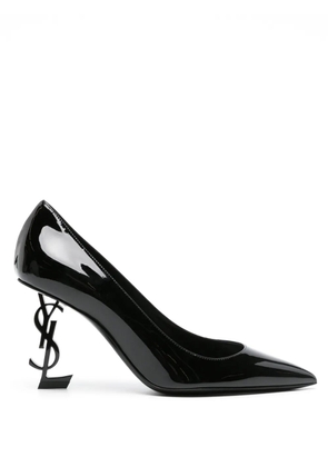Saint Laurent Opyum 110mm Cassandre-logo pumps - Black