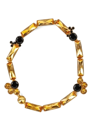 Jil Sander crystal-embellished necklace - Yellow