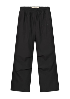 ROUGH. elasticated-waistband trousers - Black
