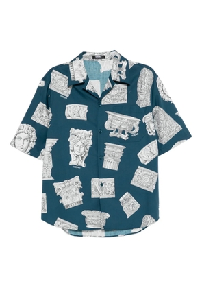 Versace cotton poplin shirt - Blue