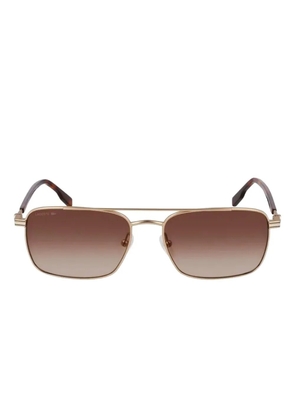 Lacoste square-frame gradient sunglasses - Gold