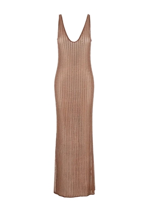 VENUJA crystal-embellished dress - Neutrals