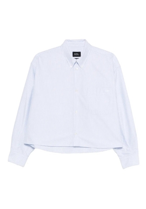 A.P.C. Sophia striped shirt - White