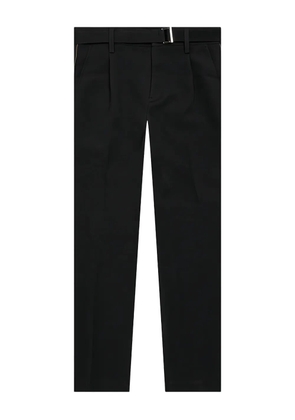 sacai logo-engraved trousers - Black