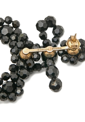 Simone Rocha beads drop earrings - Black