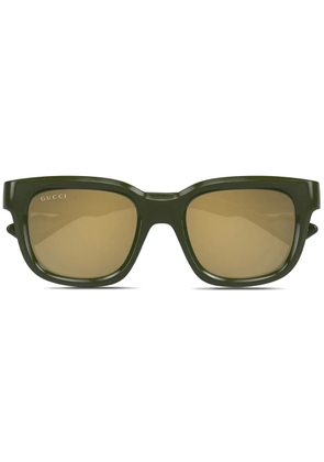 Gucci Eyewear square frame sunglasses - Green