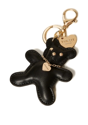 TWINSET teddy keyring - Black