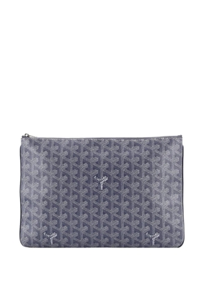 Goyard Pre-Owned Senat Zip Coated Canvas MM pouch - Grey