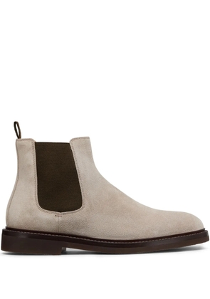 Brunello Cucinelli suede ankle boots - Neutrals