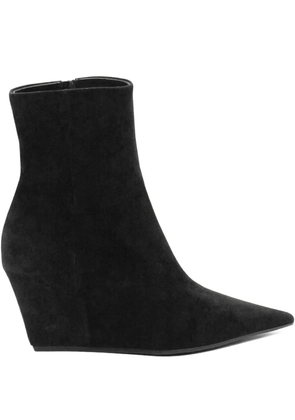 Vic Matie 100mm suede ankle boots - Black